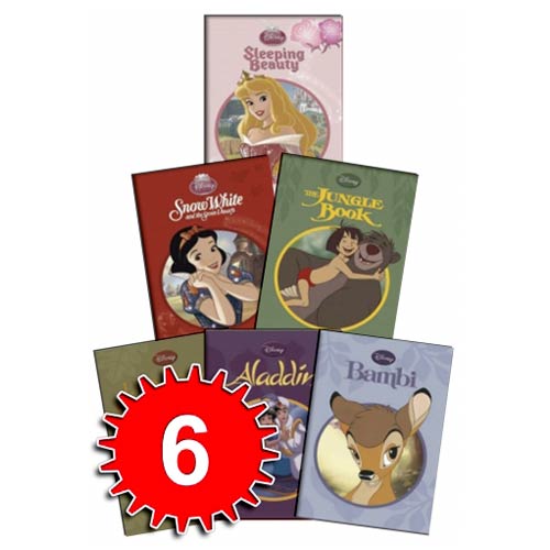 Princess & Jungle Story 6 Books Set