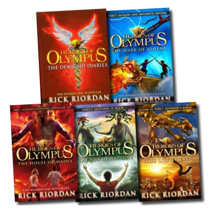 Heroes of Olympus Collection Rick Riordan 5 Books Set Pack