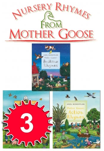 Mother Gooses Nursery Rhymes 3 Books Collection