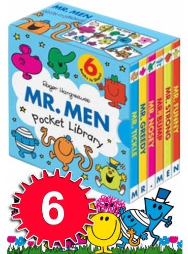 Mr Men Pocket Library 6 Book Set