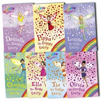 Rainbow Magic Petal Fairies Collection Daisy Meadows 7 Books Set 43 To 49 Pack