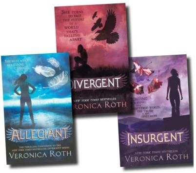 Veronica Roth Divergent Insurgent Allegiant Trilogy 3 Books Collection Set