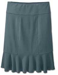 Blue Knee Length Skirt