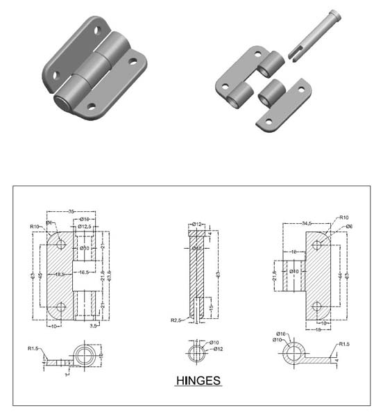 PPGF Hinges