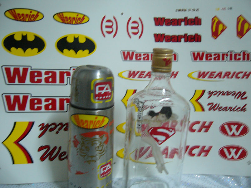 Non Film Decal Water Slide Transfer Printing Logo