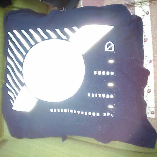 Reflective Iron On Heat Transfer Label Sticker