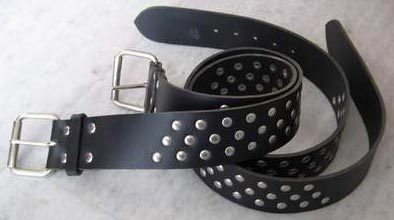 Studded Leather Belts-10003, Gender : oil Pull up