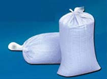 Plain HDPE Woven Sacks, for Packaging, Style : Bottom Stitched