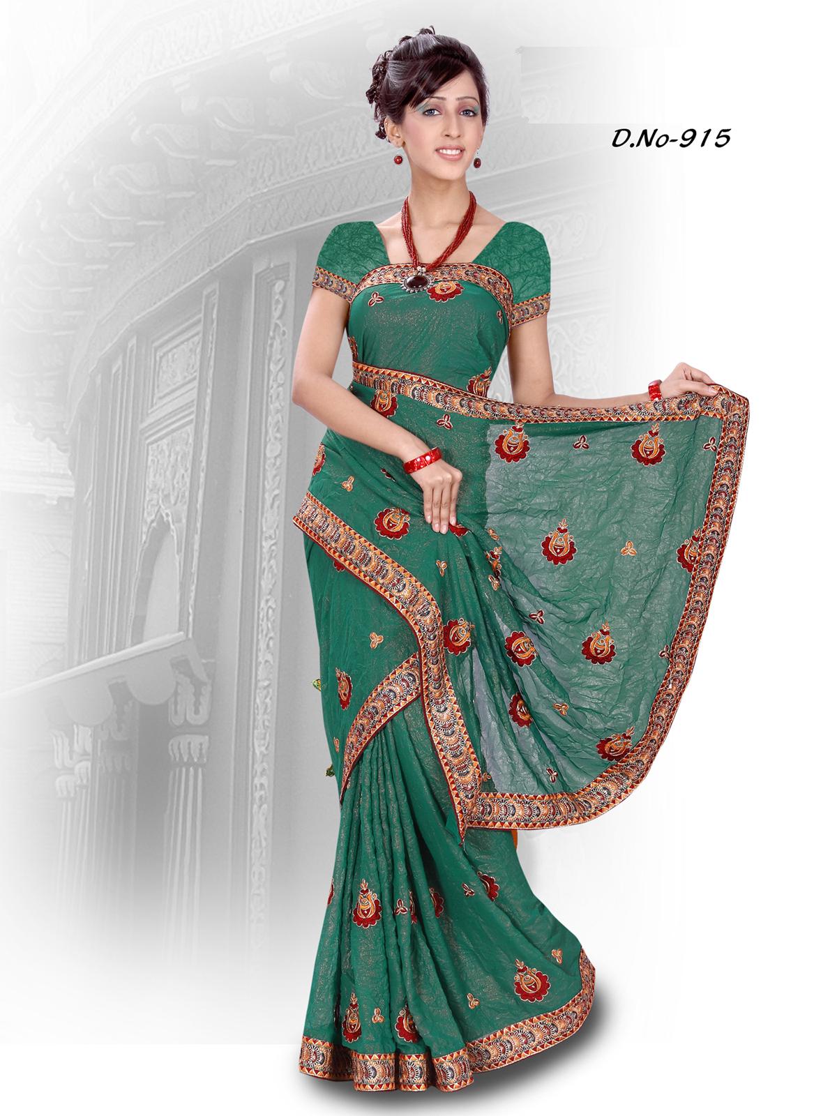 Indian Designer Saree, Bridal Saree, Age Group : 18-40