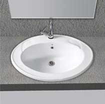 Oval Under Top Counter Basin