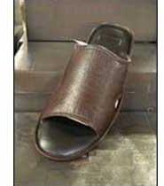 mens leather slipper