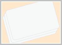 Plain plastic card