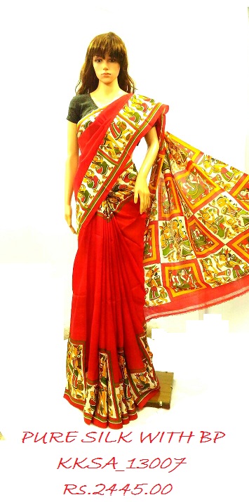 Exclusive Forteenrpally Pure Silk Saree with BP