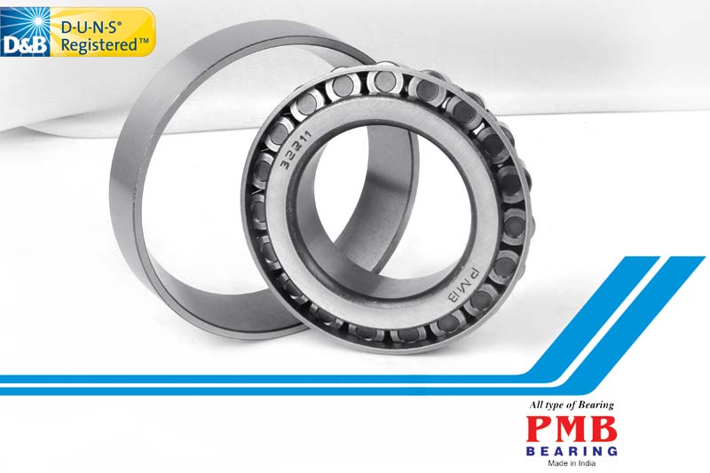 PMB Polished Taper Roller Bearings, for Machinery, Bore Size : 50