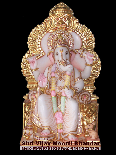 Ganesha Marble Statue