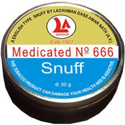 MEDICATED No. 666 NASAL SNUFF (Rust Colour Snuff)