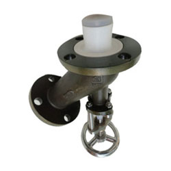 PTFE LINED FLUSH BOTTOM VALVES Y TYPE