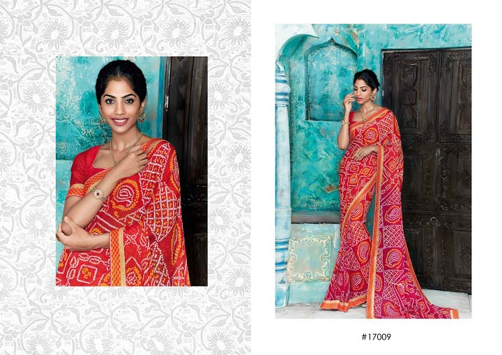 Beguile Red Georgette Designer Saree, Gender : Women at Rs 1,015 ...