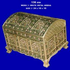 Metal Designer Meena Box