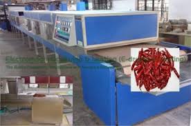 Chili Electromagnetic Conveyorised Drying Sterilization System