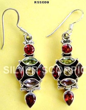 silver earrings RSSE - 09