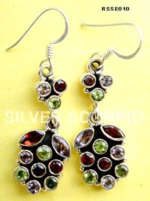 silver earrings RSSE - 10