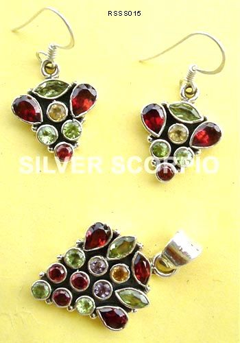 Silver Jewelry Set RSSS - 015