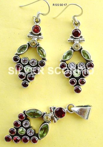 Silver Jewelry Set  Rsss - 017