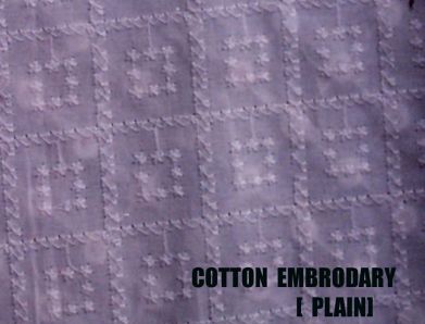 Cotton Embroidery (plain)