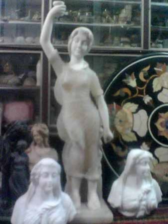 Carved Marble Statues
