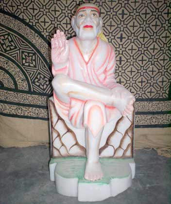 Sai Baba Marble Statue-01