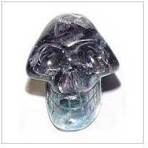 Fluorite Skull