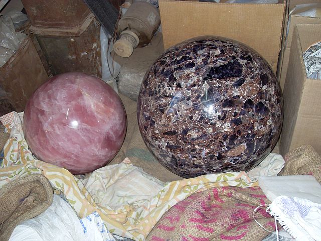 Large Gemstone Spheres