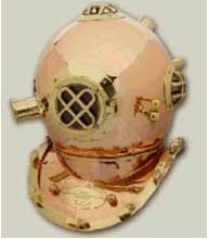 18 Inch Copper Diving Helmet