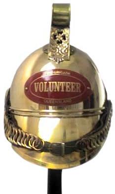 BFH-01 Brass Fireman Helmet