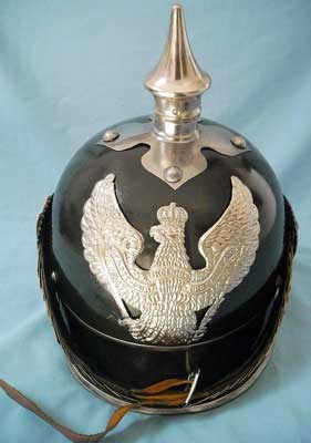 Calvin Handicrafts Black Finish,Pickelhaube Helmet