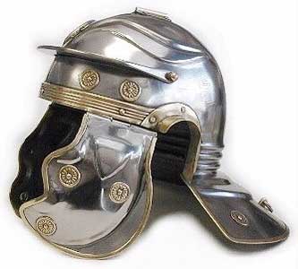 Roman Infantry Helmet, Feature : Durability, strength inexplicable look.