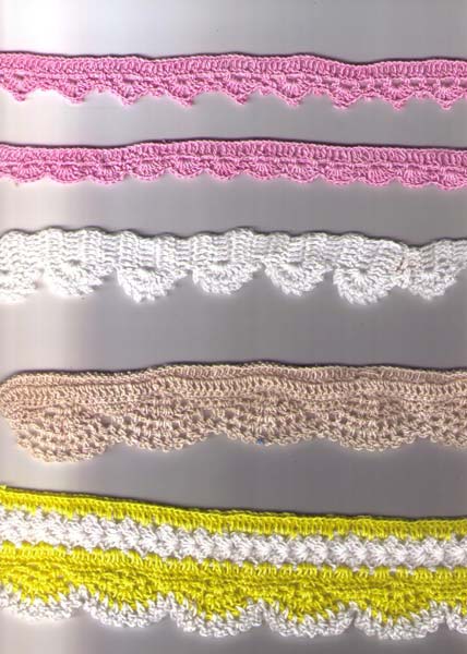 KK Crochet Border Laces, Color : Multi