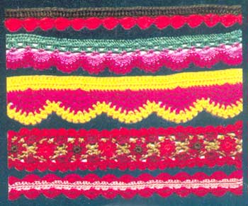 Cotton Handmade Crochet Lace, Color : Multi