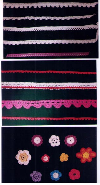 KK Cotton Crochet Laces, Color : Multi