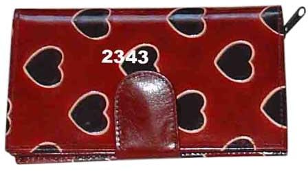 Leather Ladies Wallet (model No. - 2343)