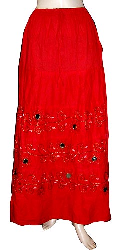 Cotton Embroidered Skirts Sk - 174