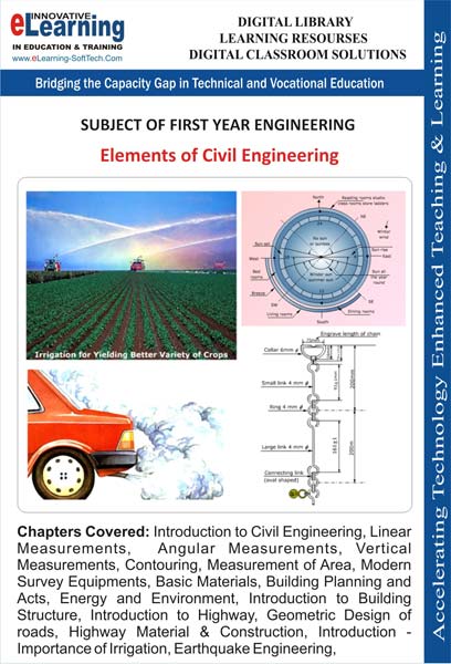 Elearning Software for Elements of Civil Engineering
