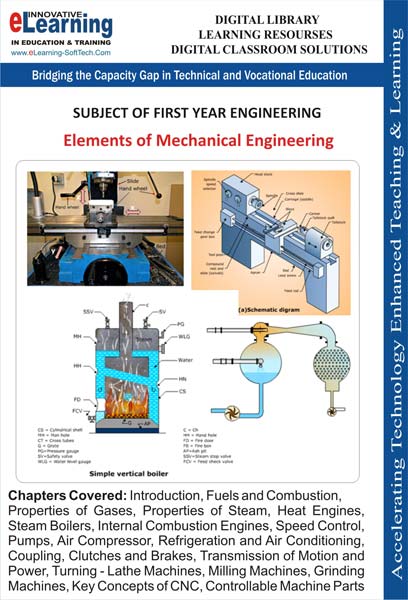 Elearning Software for Elements of Mechanical Engineering