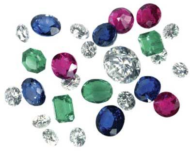 Multi Coloured Gemstones
