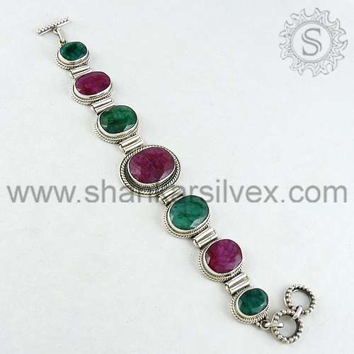 925 Sterling Silver Jewelry-brct1005-5