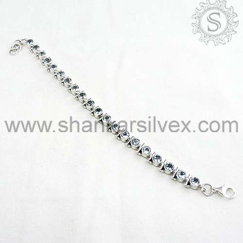 925 Sterling Silver Jewelry-brct1064-18
