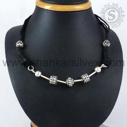 Sterling Silver Necklaces NKPS1048-2