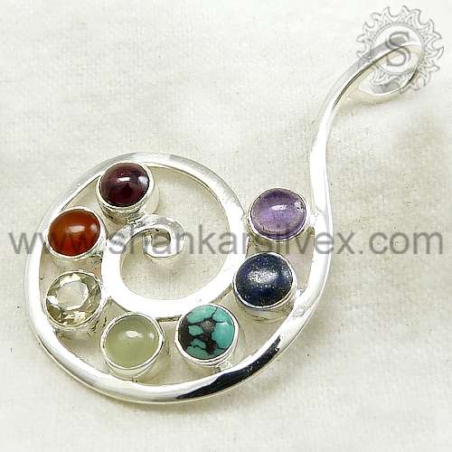 Shankar Silvex 925 Sterling Silver Jewelry-pncc1152-2, Size : Large to Small