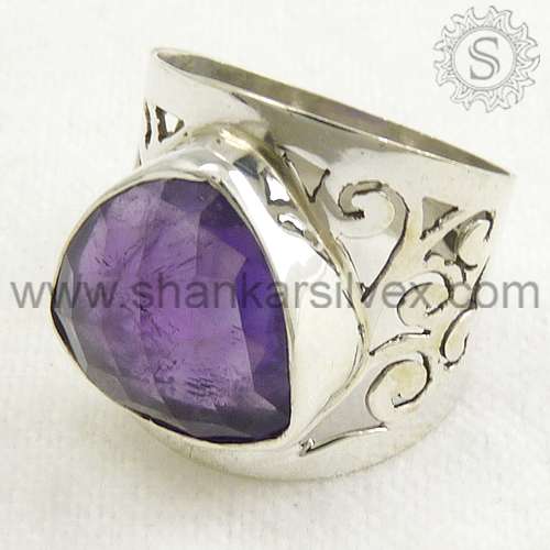 Shankar Silvex RNCT1262-14 Sterling Silver Ring, Gender : Women, Unisex